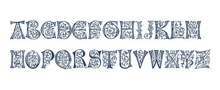 Napoli Initialen Lowercase