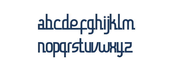 Naraba Regular Lowercase