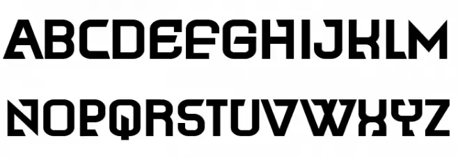 Naranag Regular Font Litere mari