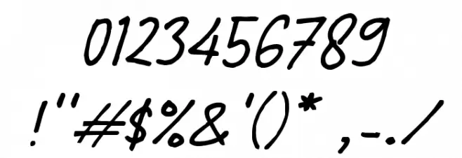 Narasi Font OTHER CHARS