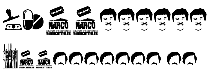 Narco Font OTHER CHARS