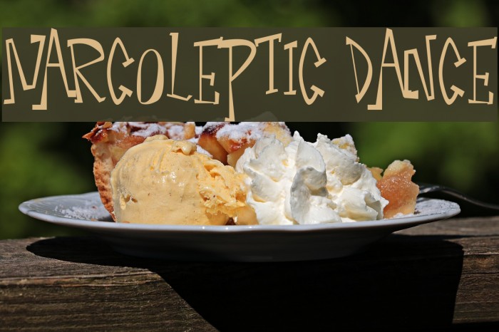 Narcoleptic Dance Font examples