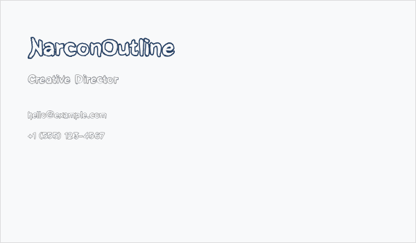 NarconOutline Business Card