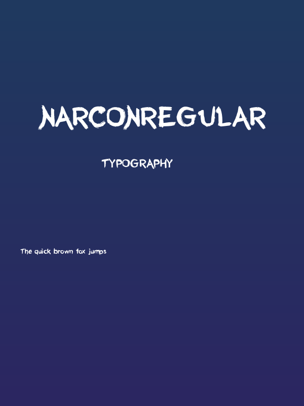 NarconRegular Poster
