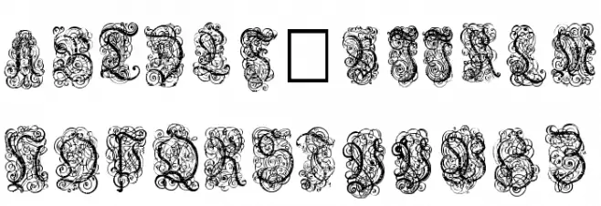 Nardis Font UPPERCASE