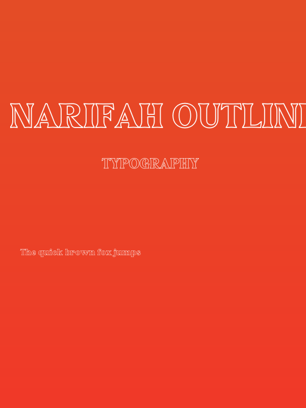 Narifah Outline Poster