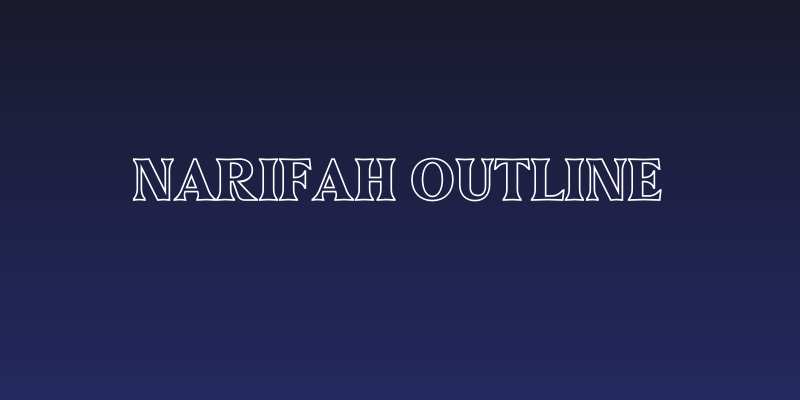 Narifah Outline Social Header