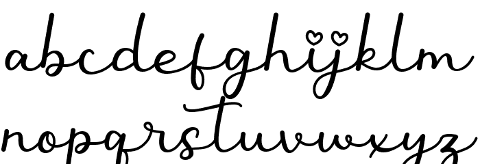 Narllina Font LOWERCASE