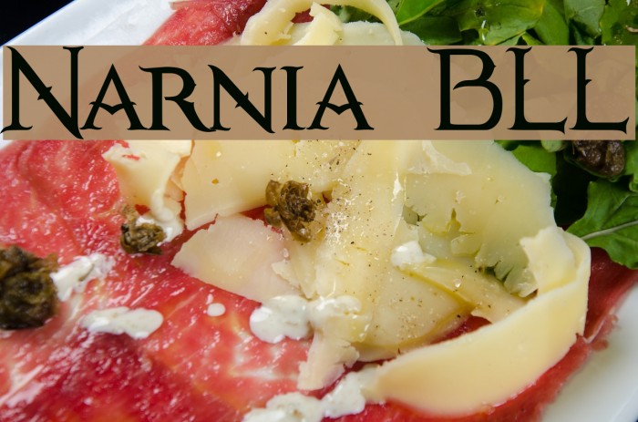 Narnia BLL फ़ॉन्ट examples