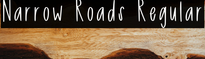 Narrow Roads Regular Example 1