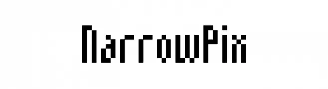 NarrowPix  baixar fontes gratis