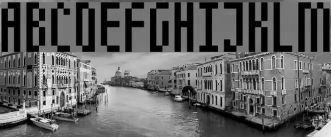 NarrowPix Font examples