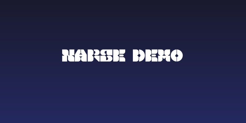 Narse Demo Social Header