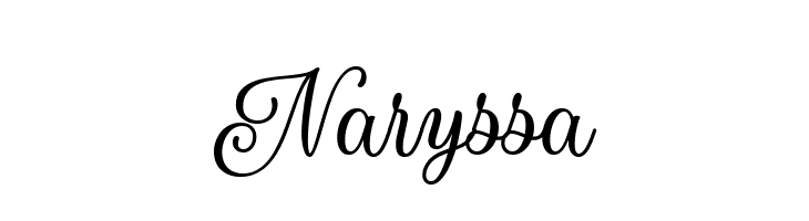 Naryssa  नि: शुल्क फ़ॉन्ट्स डाउनलोड