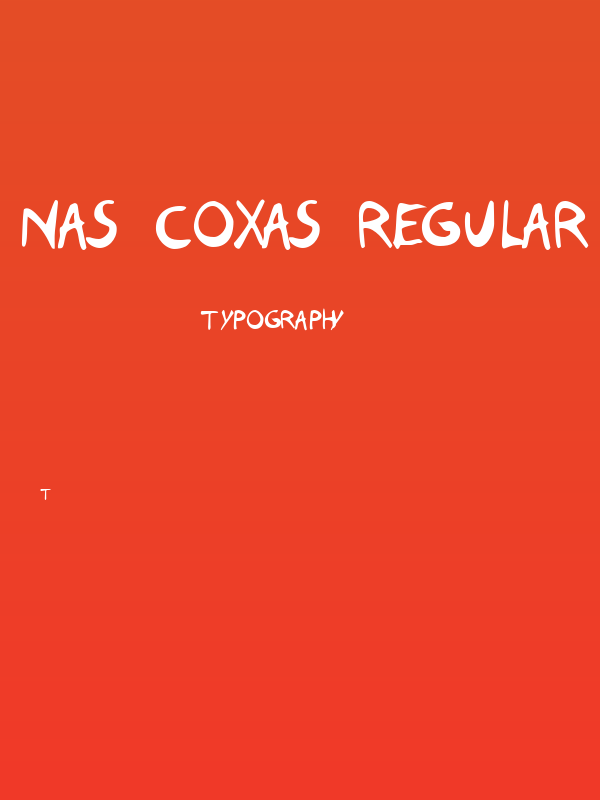 Nas Coxas Regular Poster