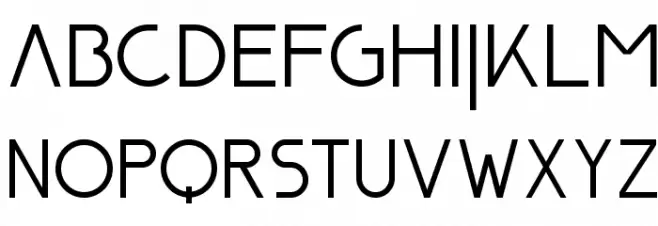 Nasa21 フォント 大文字