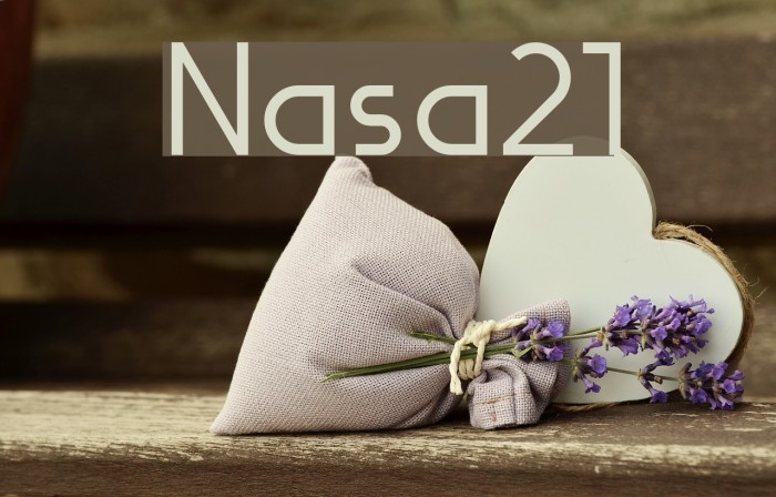 Nasa21 Font examples