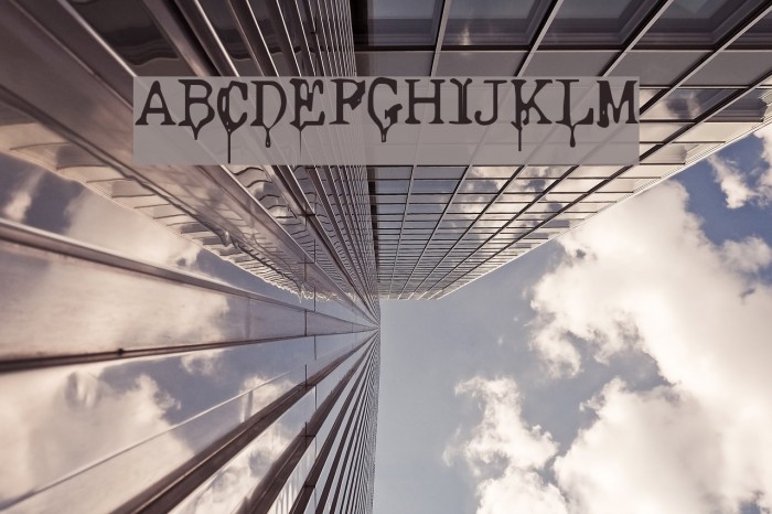 Nasal Drip Font examples