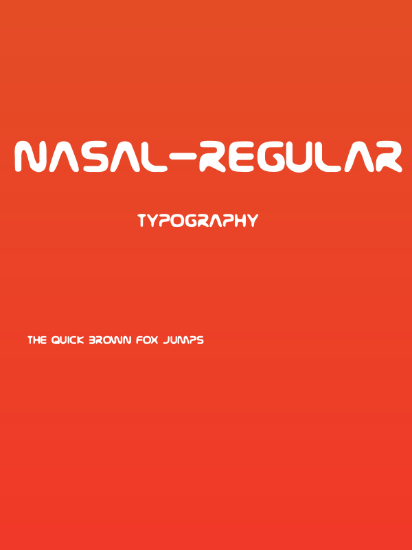 Nasal-Regular Poster