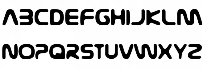 Nasal Шрифта ВЕРХНИЙ