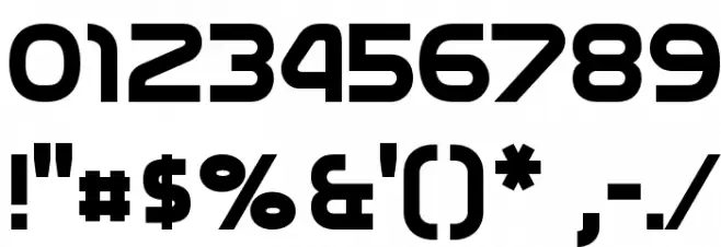 Nasalization Font OTHER CHARS