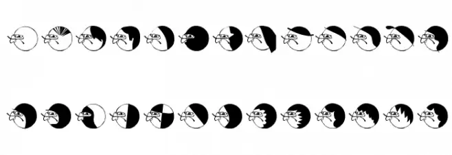 Nasenbear フォント 大文字