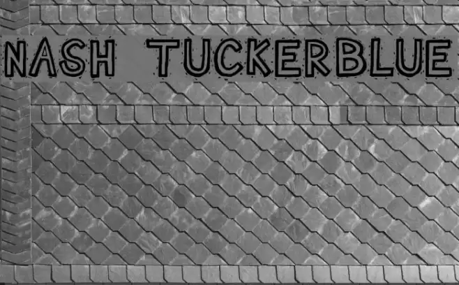 Nash TuckerBlue Font examples