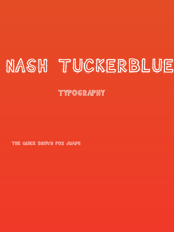 Nash TuckerBlue Poster