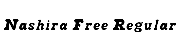 Nashira Free Regular  Frei Schriftart Herunterladen