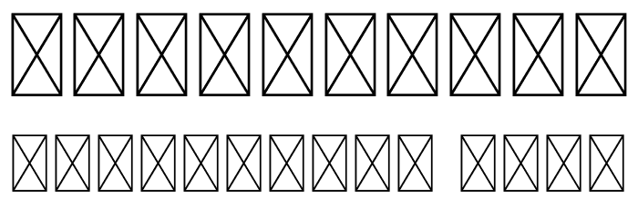 NashiraFree-Regular Font OTHER CHARS