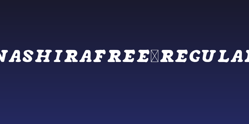 NashiraFree-Regular Social Header