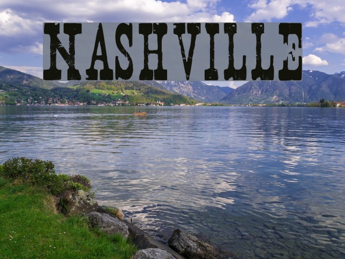 Nashville Шрифта examples