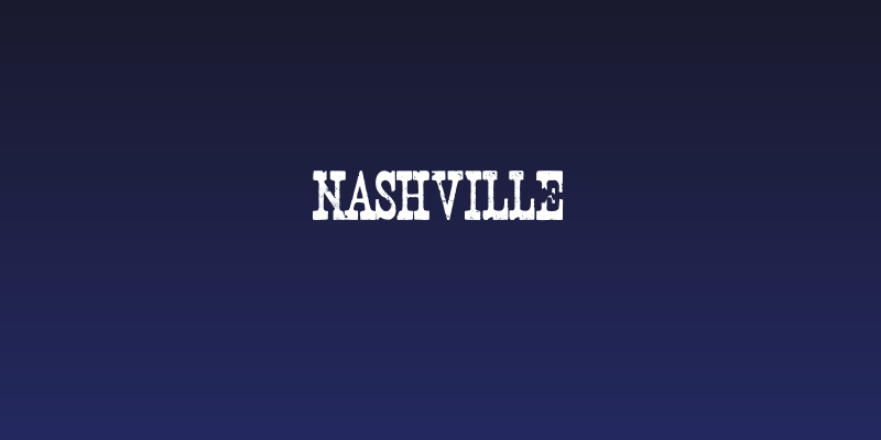 Nashville Social Header