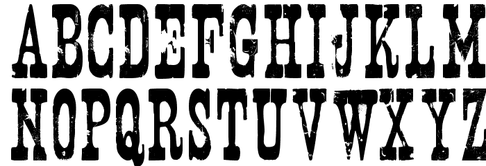 Nashville Font LOWERCASE