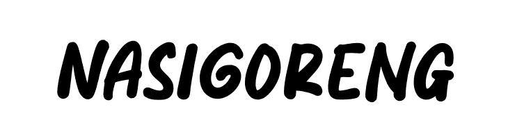 Nasi Goreng  Frei Schriftart Herunterladen