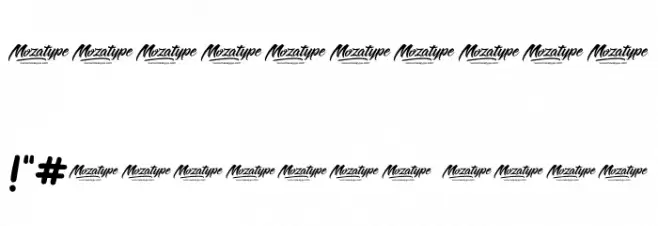 Nasi Goreng Font OTHER CHARS