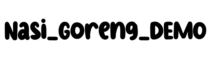 Nasi_Goreng_DEMO Font