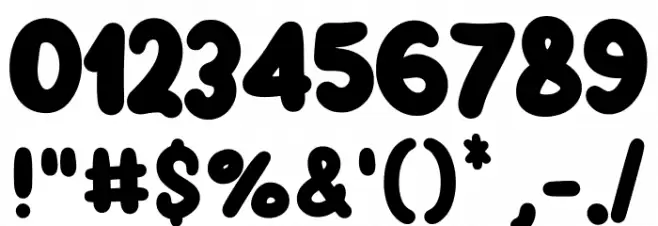 Nasi_Goreng_DEMO Шрифта ДРУГИЕ символов