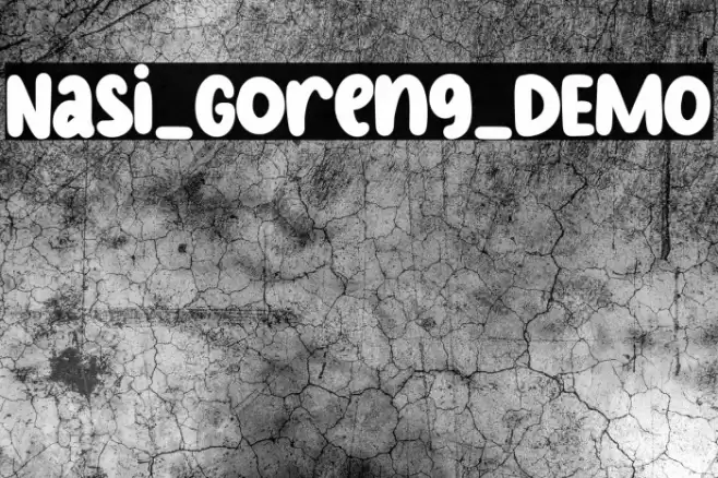 Nasi_Goreng_DEMO Шрифта examples