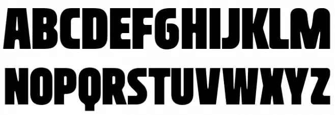 Nasional Sans Black Font Litere mari