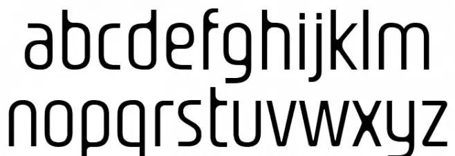 Nasional Sans Light Font LOWERCASE