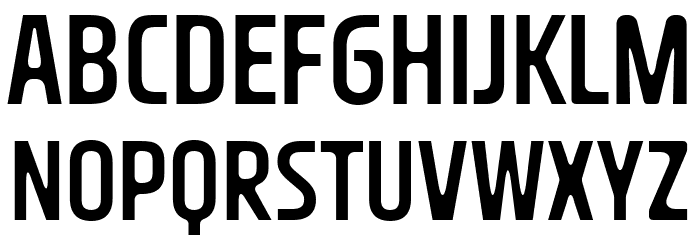 Nasional Sans Medium 字体 大写