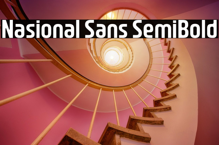 Nasional Sans SemiBold Example 2