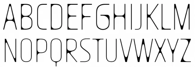Nasional Sans Thin Шрифта ВЕРХНИЙ