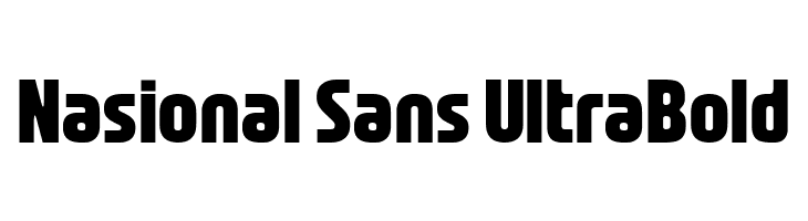 Nasional Sans UltraBold  नि: शुल्क फ़ॉन्ट्स डाउनलोड