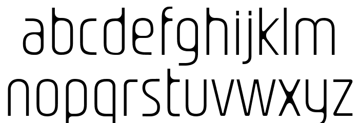 Nasional Sans UltraLight Font Litere mici