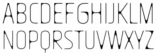 Nasional Sans Variable Thin Fonte MAIÚSCULAS