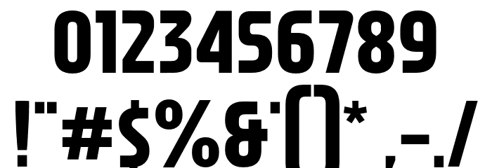 NasionalSans-Bold Font Alte caractere
