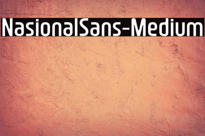 NasionalSans-Medium Example 3