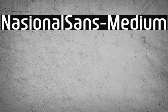 NasionalSans-Medium Example 3